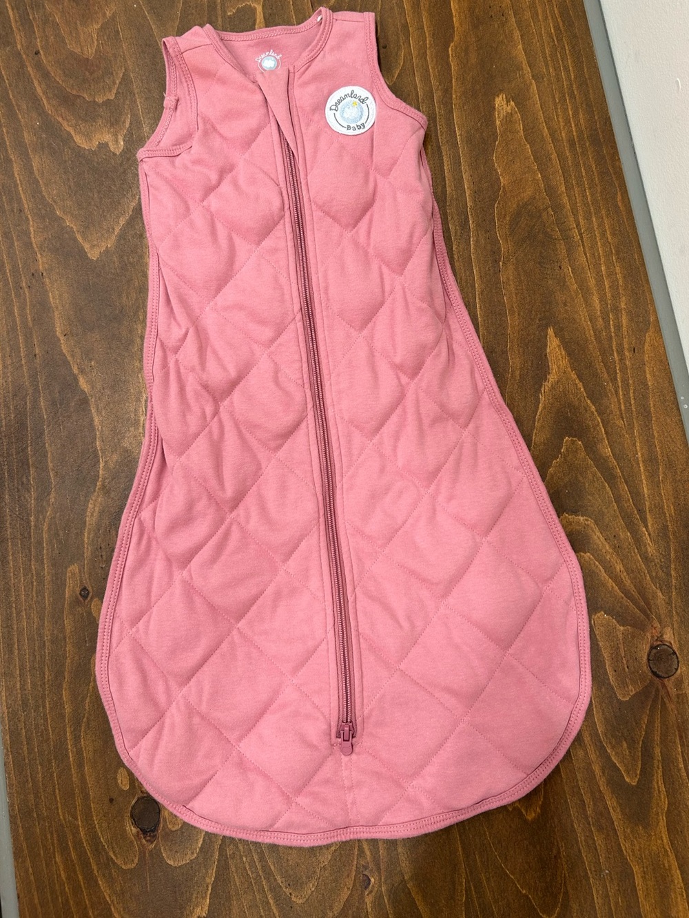 Dreamland Baby Weighted Pink Sleep Sack. Size Small 0-6 months. EUC